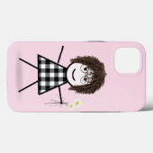 Coques Case-Mate iPhone Stick Girl avec Daisy Bouquet (Verso (horizontal))