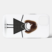 Coques Case-Mate iPhone Stick Girl en Basket avec cheveux (Verso (horizontal))