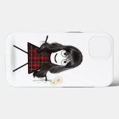 Coques Case-Mate iPhone Stick Girl with Daisies (Verso (horizontal))