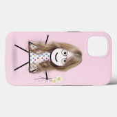 Coques Case-Mate iPhone Stick Girl with Daisies (Verso (horizontal))
