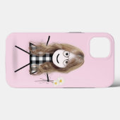 Coques Case-Mate iPhone Stick Girl with Daisies (Verso (horizontal))