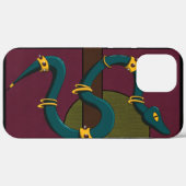 Coques Case-Mate iPhone Sticker Carré Snake (Verso (horizontal))
