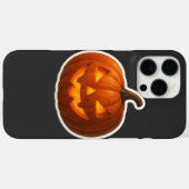 Coques Case-Mate iPhone Sticker Citrouille Halloween éffrayant (Verso (horizontal))
