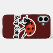 Coques Case-Mate iPhone Sticker de motivation de Ladybug (Verso (horizontal))