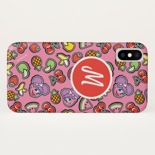 Coques Case-Mate iPhone Sticker Fruit Elmo & Abby Cadabby Motif (Dos (Horizontal))