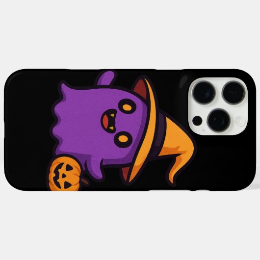 Coques Case-Mate iPhone Sticker Halloween Ghost (Verso (horizontal))