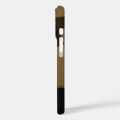 Coques Case-Mate iPhone Sticker motif de formes géométriques Brown (Verso / Gauche)