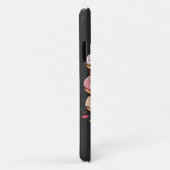 Coques Case-Mate iPhone Sticker transparent pour les donuts (Dos/Droite)