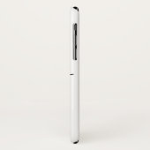 Coques Case-Mate iPhone Stickman sur téléphone drôle noir et blanc (Dos/Gauche)