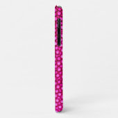Coques Case-Mate iPhone Stingray Skin Hot Pink Nom d'impression personnali (Dos/Gauche)