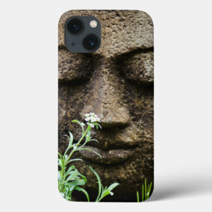 Case-Mate iPhone Case Stone garden statue with flower