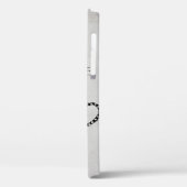 Coques Case-Mate iPhone Stone Gris Ragged Evil Black Cat (Verso / Gauche)