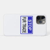 Coques Case-Mate iPhone Stop Fur Trade Panneau bleu (Dos (Horizontal))