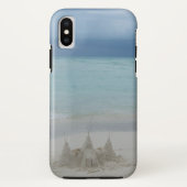 Coques Case-Mate iPhone Stormy Sandcastle Beach Landscape (Dos)