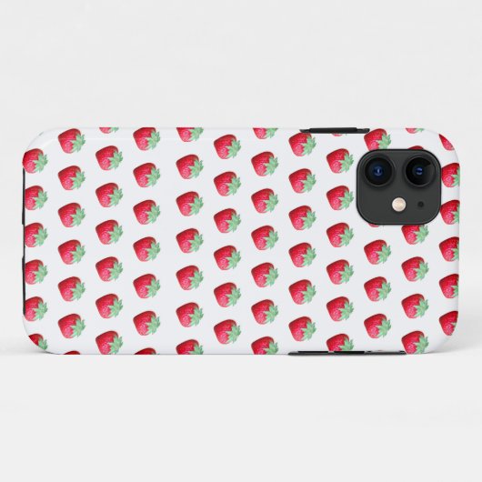 Coques Case-Mate iPhone Strawberries (Dos (Horizontal))