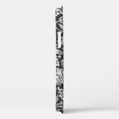 Coques Case-Mate iPhone Strawberry Thief Grey, William Morris (Verso / Droite)