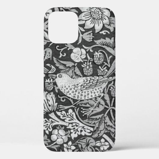 Coques Case-Mate iPhone Strawberry Thief Grey, William Morris (Verso)