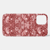 Coques Case-Mate iPhone Strawberry Thief Maroon, William Morris (Verso (horizontal))