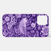 Coques Case-Mate iPhone Strawberry Thief Purple, William Morris (Verso (horizontal))