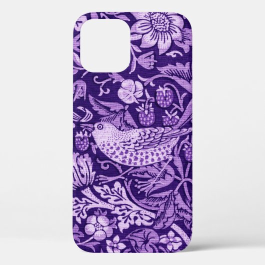 Coques Case-Mate iPhone Strawberry Thief Purple, William Morris (Verso)