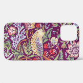 Coques Case-Mate iPhone Strawberry Thief Red, William Morris (Verso (horizontal))