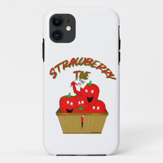 Coques Case-Mate iPhone Strawberry Time ! (Dos)
