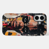 Coques Case-Mate iPhone Street Art Vibes Bold Collage Téléphone Case (Verso (horizontal))