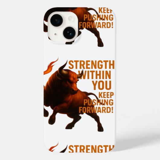 COQUES Case-Mate iPhone STRENGTH WITHIN YOU KEEP PUSHING FORWARD (Verso)