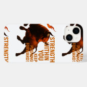 COQUES Case-Mate iPhone STRENGTH WITHIN YOU KEEP PUSHING FORWARD (Verso (horizontal))