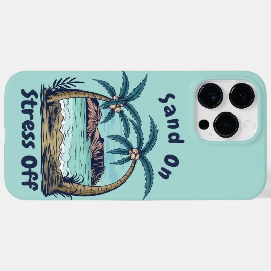 Coques Case-Mate iPhone Stress Sur Sable (Verso (horizontal))