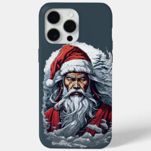 Coque iPhone 15 Pro Max Striking Samurai Santa Claus