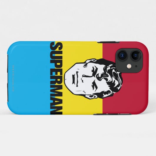 Coques Case-Mate iPhone Stripe Boy - Superman (Dos (Horizontal))