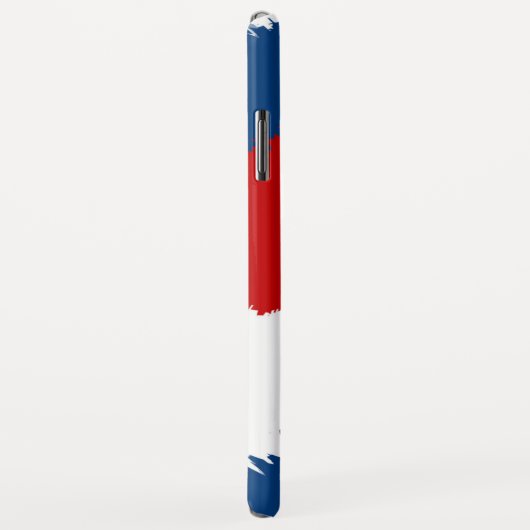 Coques Case-Mate iPhone Stripes Cool personnalisables en rouge, blanc et b (Dos/Droite)