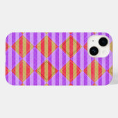Coques Case-Mate iPhone Stripes, Diamants, Spot Motif par Shirley Taylor (Verso (horizontal))
