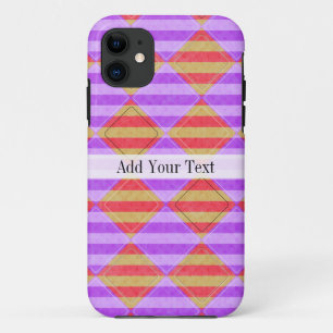 Coques Pour iPhone Stripes, Diamants, Spot Motif par Shirley Taylor