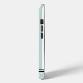 Coques Case-Mate iPhone Stripes et points turquoises Samsung personnalisé (Verso / Gauche)