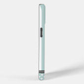 Coques Case-Mate iPhone Stripes et points turquoises Samsung personnalisé (Verso / Droite)