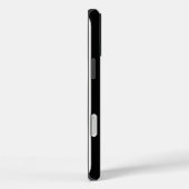 Coques Case-Mate iPhone Stripes intemporelles noir et blanc (Verso / Droite)