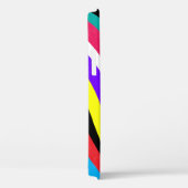 Coques Case-Mate iPhone Stripes multicouleurs psychédéliques à ondes (Verso / Droite)