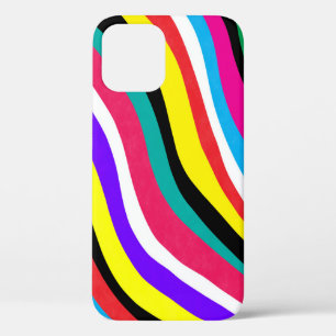 Case-Mate iPhone Case Stripes multicouleurs psychédéliques à ondes