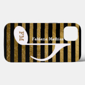 Coques Case-Mate iPhone Stripes Music Note personnalisée (Verso (horizontal))