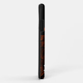 COQUES Case-Mate iPhone STRIPES ORANGE ET NOIR (Dos/Droite)