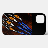 COQUES Case-Mate iPhone STRIPES ORANGE ET NOIR (Verso (horizontal))