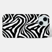 Coques Case-Mate iPhone Stripes Zèbre Classique (Verso (horizontal))