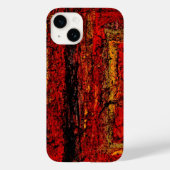 Coques Case-Mate iPhone Structure Abstrait Afrique rouge (Verso)