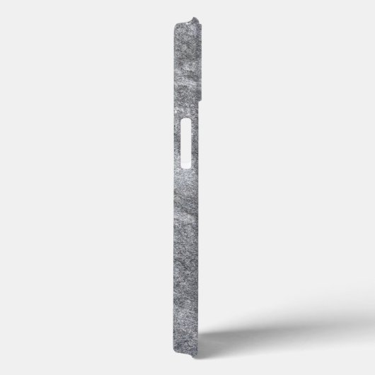 Coques Case-Mate iPhone Structure en granit en pierre grès gris (Verso / Droite)