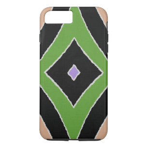 Etui iPhone Case-Mate Style africain moderne imprimé vert pourpre noir l