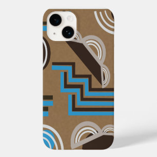 Coque Pour iPhone 14 Style Art Déco Design abstrait