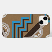Coques Case-Mate iPhone Style Art Déco Design abstrait (Verso (horizontal))