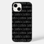 Coques Case-Mate iPhone Style Art Déco personnalisé Texte personnalisé (Verso)